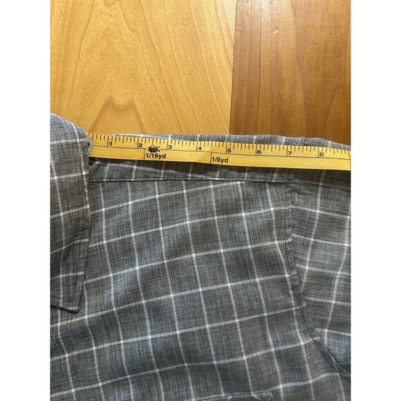 Orvis Men’s Short Sleeve Shirt. Button Down. Grey Plaid. XXL - Picture 7 of 8